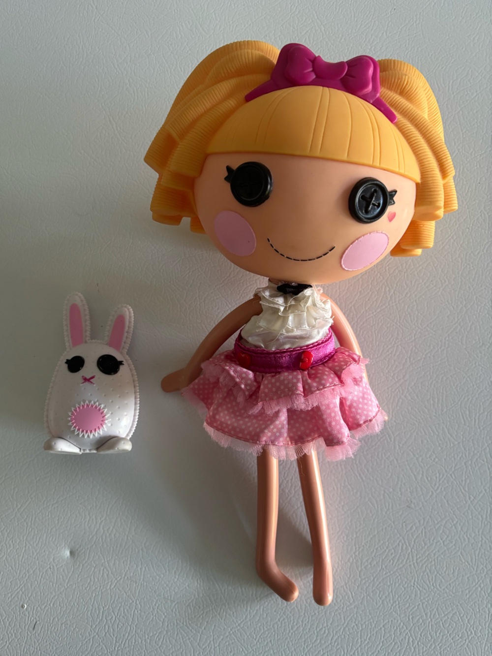 2009 Full Size Lalaloopsy Misty Mysterious Doll & Pet Bunny